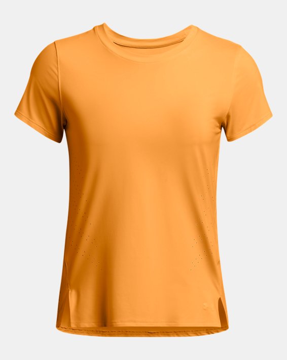 Camiseta de manga corta UA Launch Elite para mujer, Orange, pdpMainDesktop image number 3